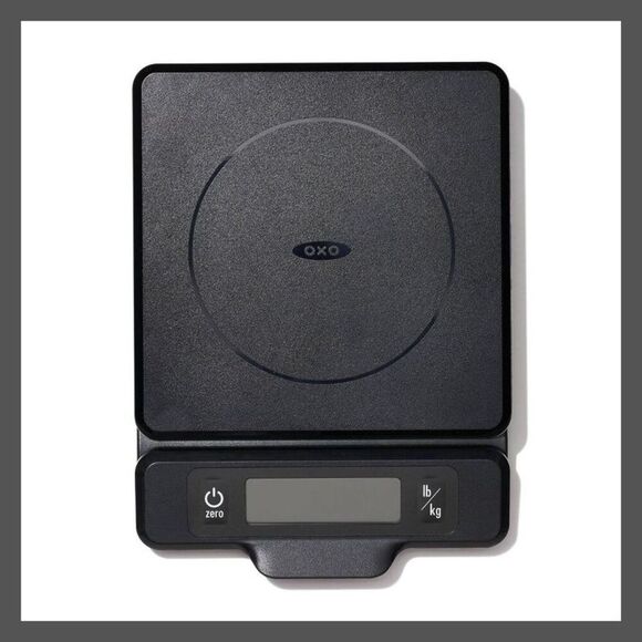 OXO -  Digital Food Scale Black 5Lb Pull Out Kitchen  Black - Picture 1 of 6